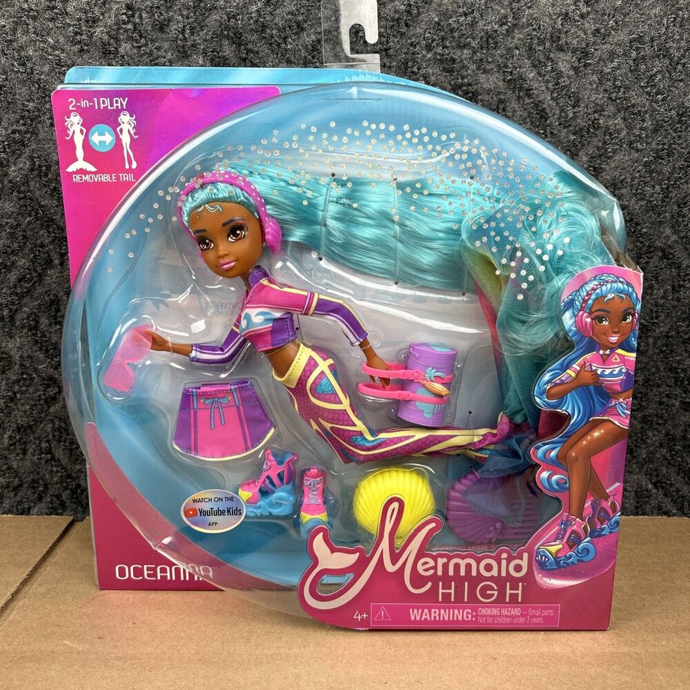 Mermaid High Oceanna Deluxe Doll & Accessories 2 In 1 Play With Removable Tail